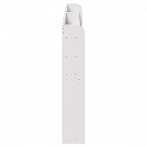 Cabeceira - Cabeceira de cama com prateleiras 180 cm madeira de pinho maciça branco