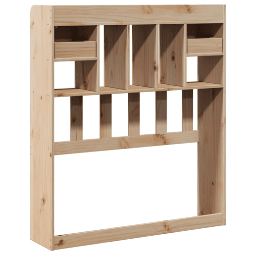 Cabeceira - Cabeceira de cama com arrumação 90 cm madeira de pinho maciça
