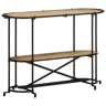 Mesa Consola - Mesa De Entrada 110x42x76 cm madeira de mangueira áspera maciça