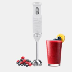 Briebe HB1173WHT Elegance Varinha, Misturador Stand Destacável, Lâminas Aço Inoxidável, 600, Branco
