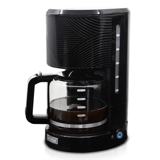 Briebe CM1171BLK Elegance Máquina de Café Filtro 10 Chávenas, Filtro Reutilizável Função Keep Warm, Anti-gotejamento 1,25L, 1000, Preto