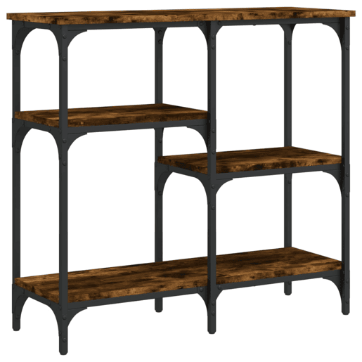 Mesa Consola - Mesa De Entrada 80x29x75 cm derivados de madeira carvalho fumado