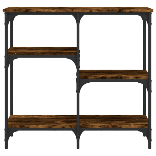 Mesa Consola - Mesa De Entrada 80x29x75 cm derivados de madeira carvalho fumado