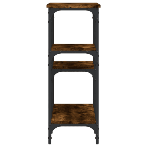 Mesa Consola - Mesa De Entrada 80x29x75 cm derivados de madeira carvalho fumado