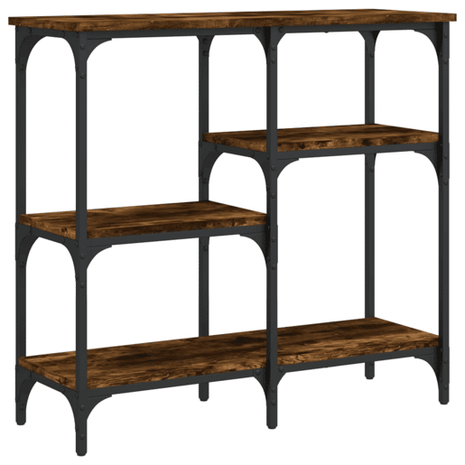 Mesa Consola - Mesa De Entrada 80x29x75 cm derivados de madeira carvalho fumado