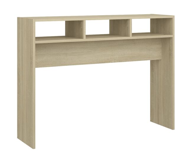 Mesa consola - mesa de entrada madera contrachapada roble sonoma 105x30x80 cm