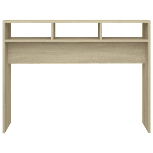 Mesa Consola - Mesa De Entrada 105x30x80 cm derivados de madeira carvalho sonoma