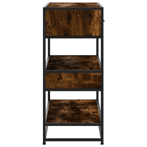 Mesa Consola - Mesa De Entrada 90x35x80 cm derivados de madeira carvalho fumado