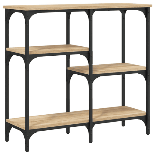 Mesa Consola - Mesa De Entrada 80x29x75 cm derivados de madeira carvalho sonoma