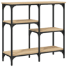 Mesa Consola - Mesa De Entrada 80x29x75 cm derivados de madeira carvalho sonoma