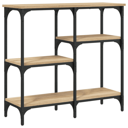 Mesa Consola - Mesa De Entrada 80x29x75 cm derivados de madeira carvalho sonoma
