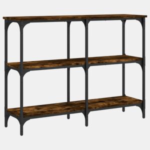 Mesa Consola - Mesa De Entrada 100x29x75 cm derivados de madeira carvalho fumado