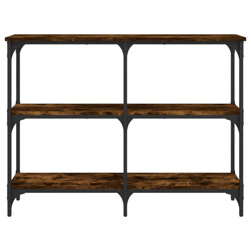 Mesa Consola - Mesa De Entrada 100x29x75 cm derivados de madeira carvalho fumado