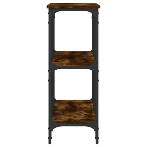 Mesa Consola - Mesa De Entrada 100x29x75 cm derivados de madeira carvalho fumado