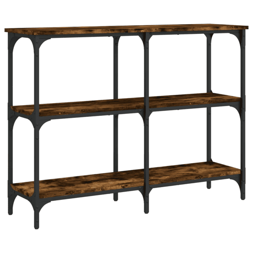 Mesa Consola - Mesa De Entrada 100x29x75 cm derivados de madeira carvalho fumado