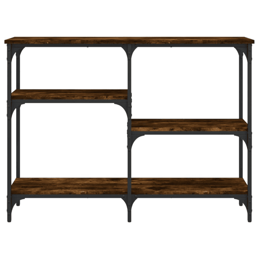 Mesa Consola - Mesa De Entrada 102x29x75 cm derivados de madeira carvalho fumado