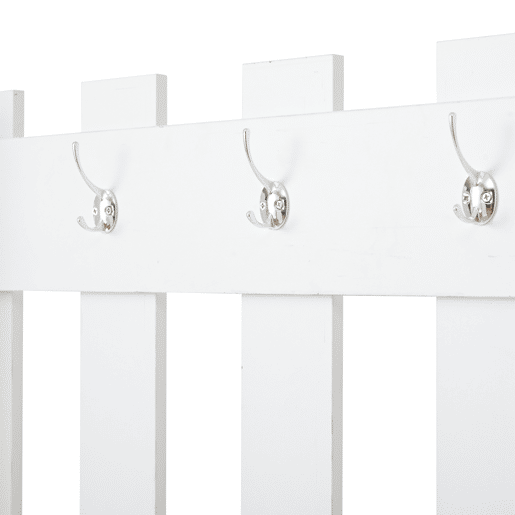 Conjunto de guarda-roupa 135x25x180 cm - com espelho, armário de corredor, prateleira suspensa, com 2 portas basculantes para sapatos + 2 armários de arrumação - Branco
