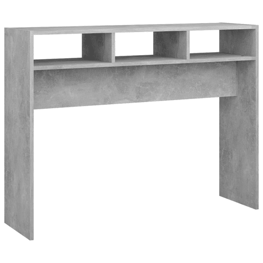 Mesa Consola - Mesa De Entrada 105x30x80 cm derivados de madeira cinzento cimento