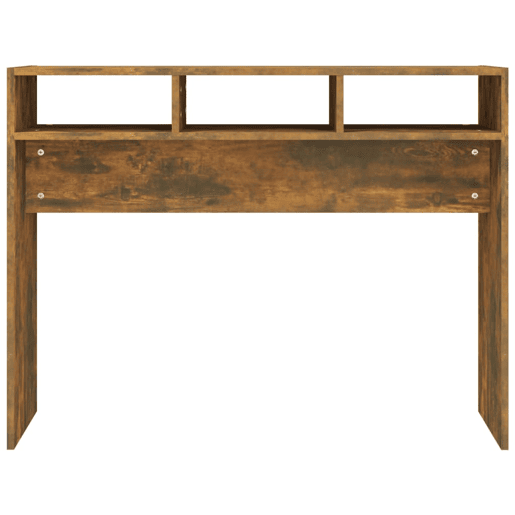 Mesa Consola - Mesa De Entrada 105x30x80 cm derivados de madeira carvalho fumado