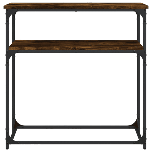 Mesa Consola - Mesa De Entrada 75x35,5x75 cm derivados de madeira carvalho fumado
