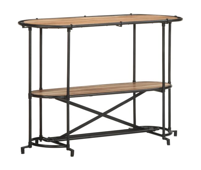 Mesa consola - mesa de entrada madera maciza de acacia 110x42x76 cm