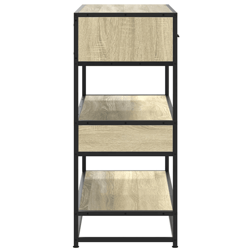 Mesa Consola - Mesa De Entrada 90x35x80 cm derivados de madeira carvalho sonoma