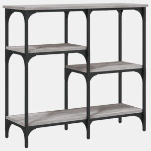 Mesa Consola - Mesa De Entrada 80x29x75 cm derivados de madeira cinzento sonoma