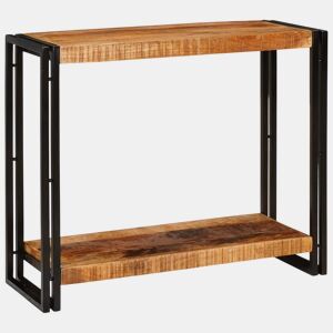 Mesa Consola - Mesa De Entrada 90 x 33 x 75 cm Madeira de mangueira áspera maciça