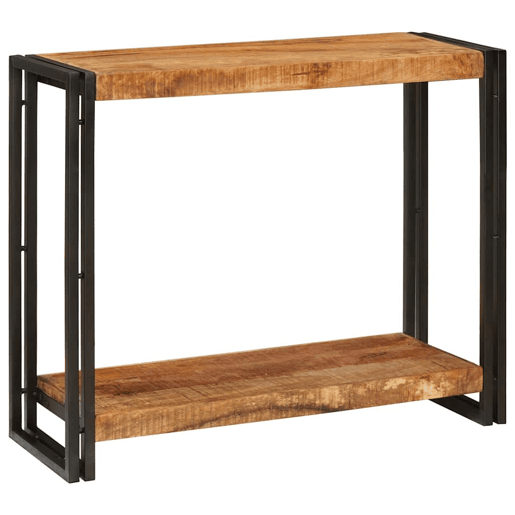 Mesa Consola - Mesa De Entrada 90 x 33 x 75 cm Madeira de mangueira áspera maciça