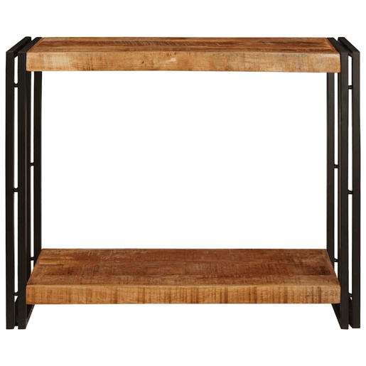Mesa Consola - Mesa De Entrada 90 x 33 x 75 cm Madeira de mangueira áspera maciça