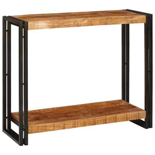 Mesa Consola - Mesa De Entrada 90 x 33 x 75 cm Madeira de mangueira áspera maciça