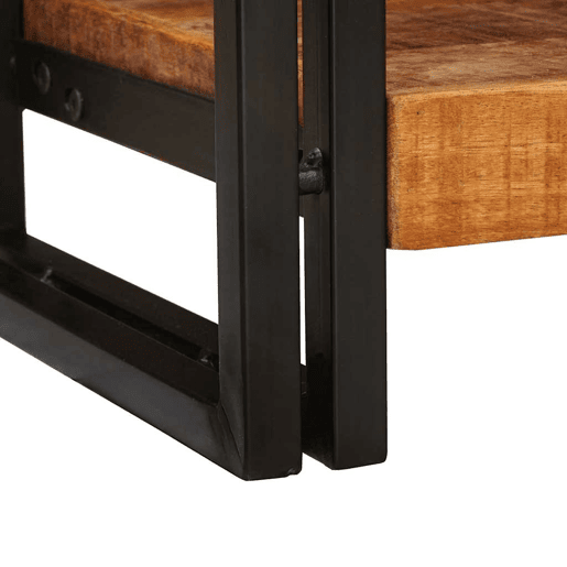 Mesa Consola - Mesa De Entrada 90 x 33 x 75 cm Madeira de mangueira áspera maciça