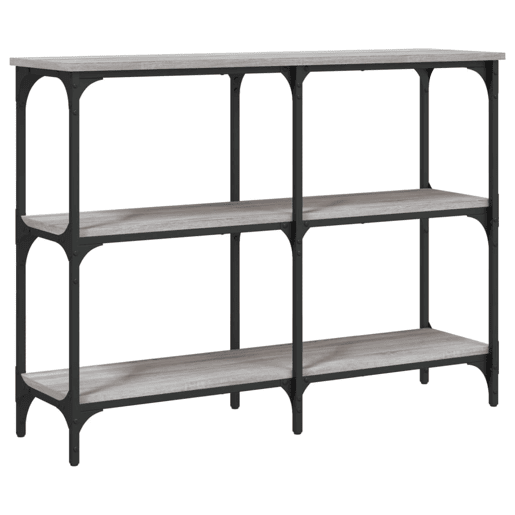 Mesa Consola - Mesa De Entrada 100x29x75 cm derivados de madeira cinzento sonoma