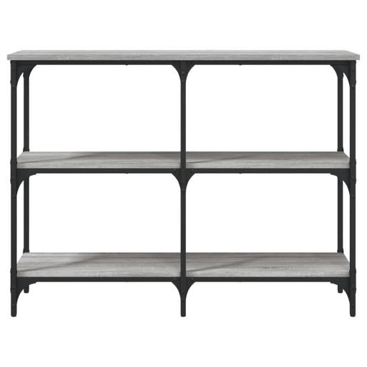Mesa Consola - Mesa De Entrada 100x29x75 cm derivados de madeira cinzento sonoma