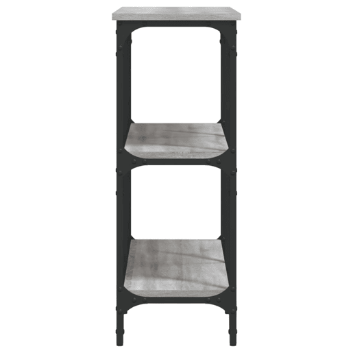 Mesa Consola - Mesa De Entrada 100x29x75 cm derivados de madeira cinzento sonoma