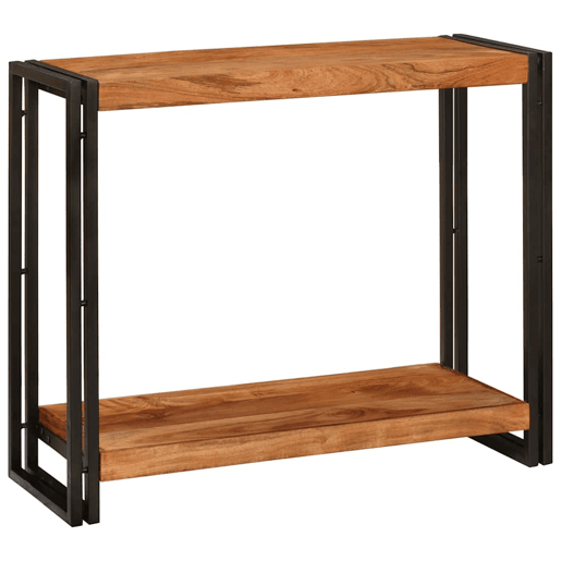 Mesa Consola - Mesa De Entrada Castanho 90 x 33 x 75 cm Madeira de acácia maciça