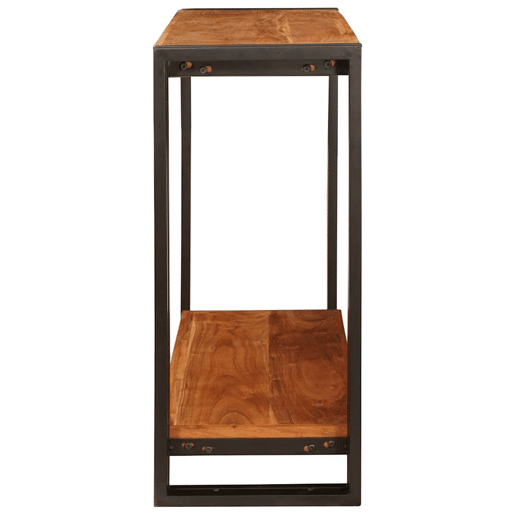 Mesa Consola - Mesa De Entrada Castanho 90 x 33 x 75 cm Madeira de acácia maciça