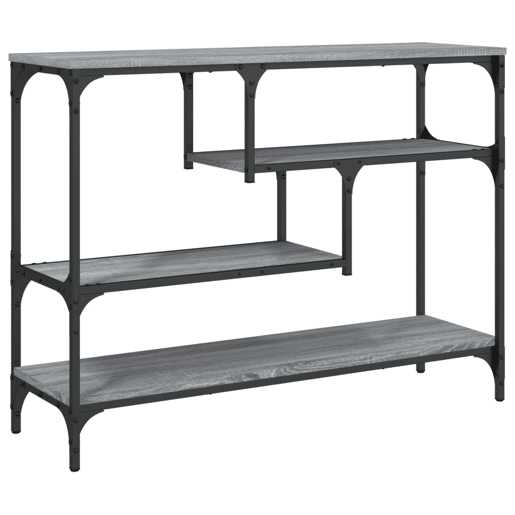 Mesa Consola - Mesa De Entrada 100x30x75 cm derivados de madeira cinzento sonoma