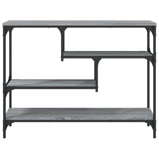 Mesa Consola - Mesa De Entrada 100x30x75 cm derivados de madeira cinzento sonoma