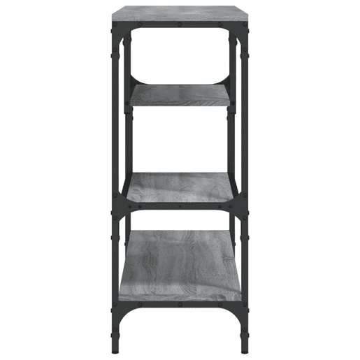 Mesa Consola - Mesa De Entrada 100x30x75 cm derivados de madeira cinzento sonoma