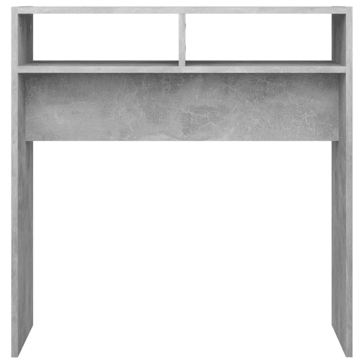 Mesa Consola - Mesa De Entrada 78x30x80 cm derivados de madeira cinzento cimento