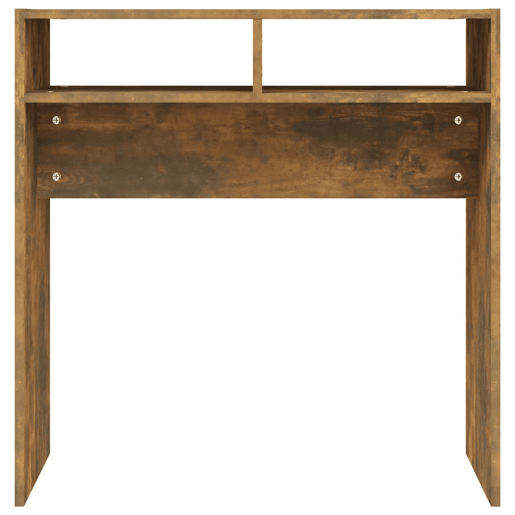 Mesa Consola - Mesa De Entrada 78x30x80 cm derivados de madeira carvalho fumado
