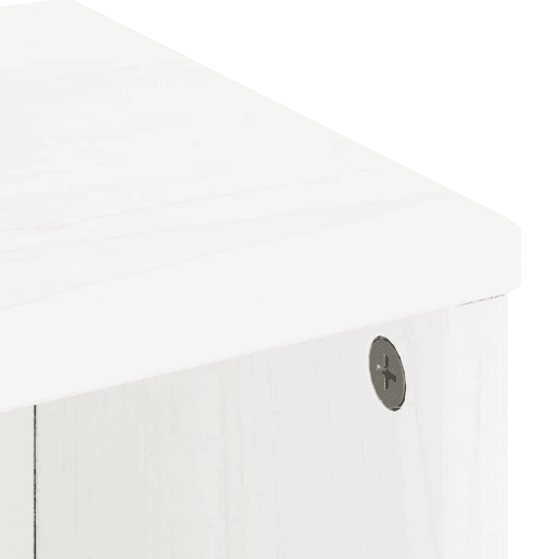 vidaXL Móveis de apoio 4 pcs ODDA pinho de madeira maciça branco vidaXL Móveis de apoio 4 pcs ODDA pinho de madeira maciça branco