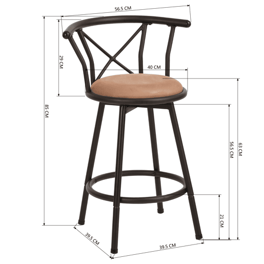 Cadeiras De Bar Com Encosto De Design Moderno, Conjunto De 4, Assento Com Estofado Suave E Durável, Estrutura Metálica Robusta, Perfeitas Para Cozinha Ou Bar, Capacidade Até 120Kg Cadeiras De Bar Com Encosto De Design Moderno, Conjunto De 4, Assento Com Estofado Suave E Durável, Estrutura Metálica Robusta, Perfeitas Para Cozinha Ou Bar, Capacidade Até 120Kg