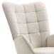 MEUBLES COSY Sillón Mecedora Acolchado De Estilo Moderno MEUBLES COSY Sillón Mecedora Acolchado De Estilo Moderno Beige