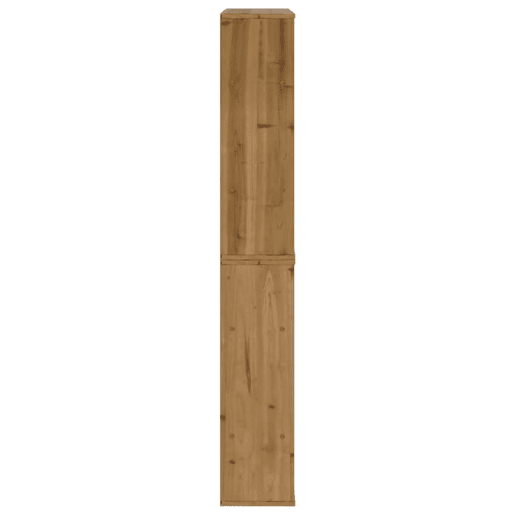 vidaXL Móveis de apoio 4 pcs ODDA 40x24x79 cm pinho de madeira maciça