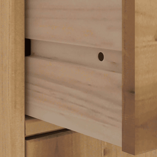 vidaXL Móveis de apoio 4 pcs ODDA 40x24x79 cm pinho de madeira maciça