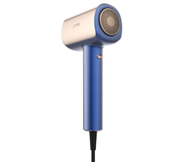 Cecotec secador de pelo brushless de última generación dryglam nano plasma blue. potencia de 110,000 rpm y 1600w
