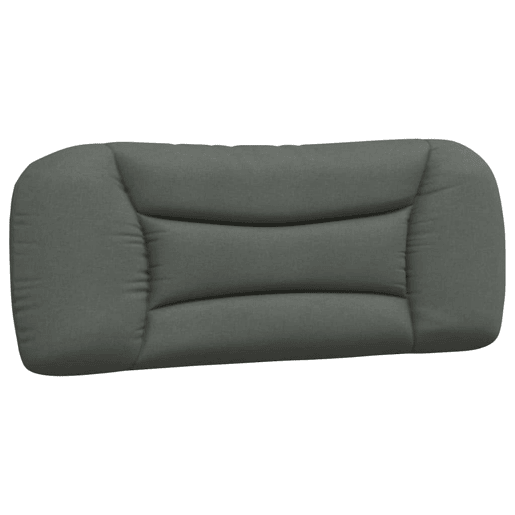 Almofadão de Cabeceira - Cabeceira de cama 100 cm tecido cinzento-escuro