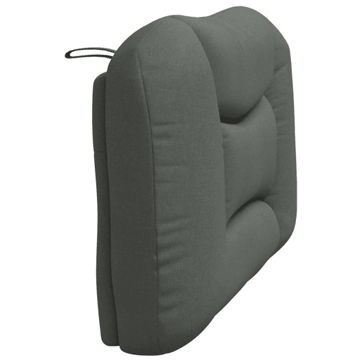 Almofadão de Cabeceira - Cabeceira de cama 100 cm tecido cinzento-escuro